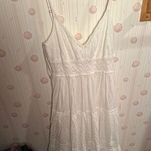 BCBGMaxAzria Ivory Sleeveless Dress